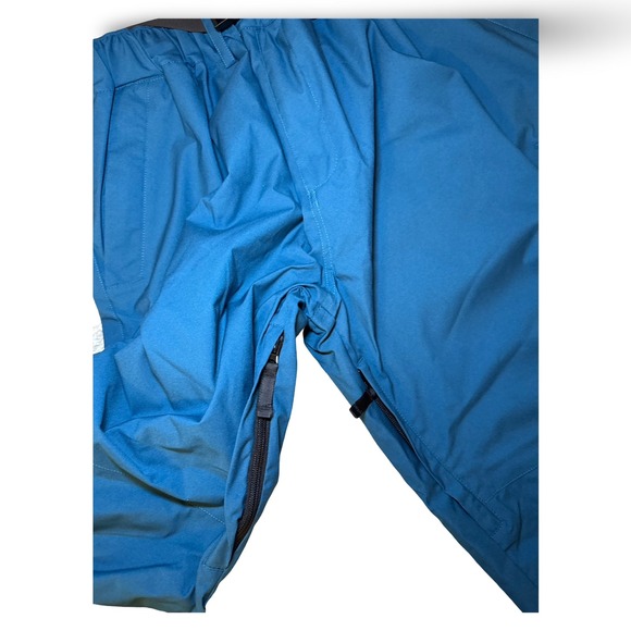 Nomadika Oversize Snowboard Ski Pants Blue Cargo XL Built-in Belt Zipper Vents - Picture 8 of 12
